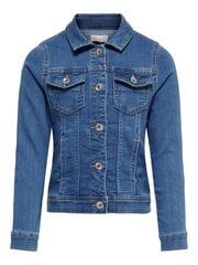 ONLY Детская джинсовая куртка 15235488*01, синий 5715100902165 цена и информация | Свитеры, жилетки, пиджаки для девочек | 220.lv