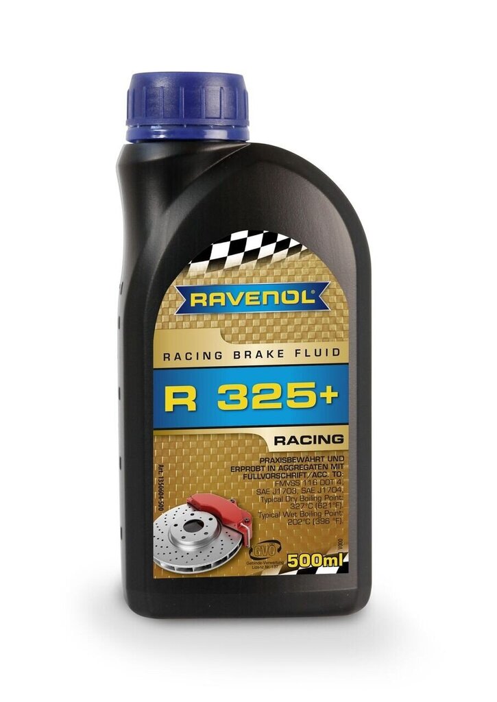Bremžu šķidrums Ravenol Racing R325+, 500 ml цена и информация | Eļļas citām autodaļām | 220.lv