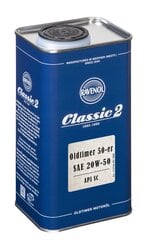 Motoreļļa Ravenol Oldtimer 50-er SAE 20W-50 API SC, 1L цена и информация | Моторное масло | 220.lv