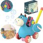 Govs stumšanas stienis ar skaņu un ziepju burbuļiem Woopie, zils цена и информация | Rotaļlietas zīdaiņiem | 220.lv