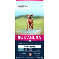 Eukanuba Grain Free S-XL Adult для взрослых собак с олениной, 12 кг цена и информация |  Сухой корм для собак | 220.lv