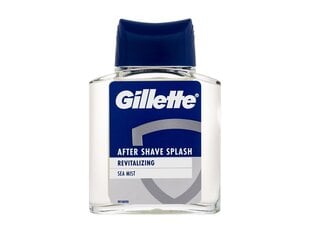 Losjons pēc skūšanās Gillette Sea Mist After Shave Splash, 100 ml цена и информация | Косметика и средства для бритья | 220.lv