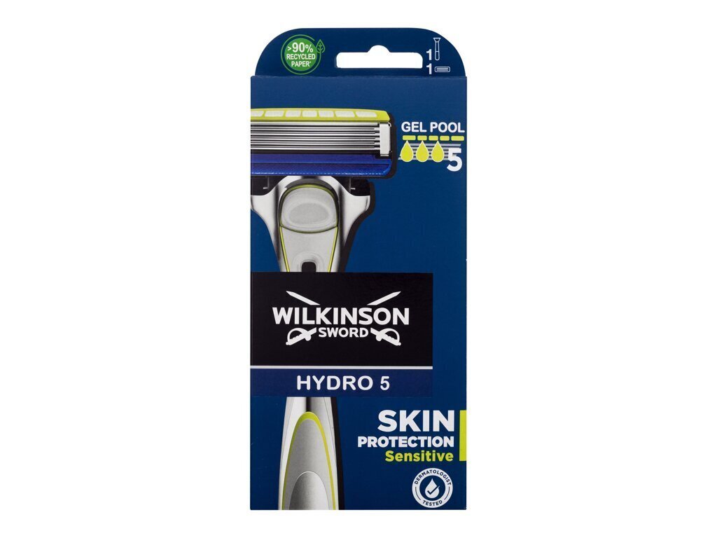 Skuvekļa asmens Wilkinson Sword Hydro 5 Skin Protection Sensitive, 1 gab. цена и информация | Skūšanās piederumi, kosmētika | 220.lv