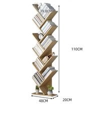 Koka formas grāmatu plaukts цена и информация | Полки | 220.lv