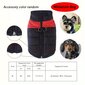 Ūdensizturīgs suņa mētelis, sarkans, XL цена и информация | Apģērbi suņiem | 220.lv