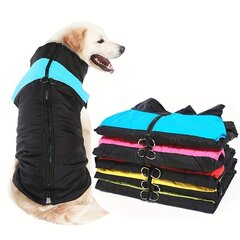 Непромокаемая куртка для собаки, синяя, XL цена и информация | Одежда для собак | 220.lv