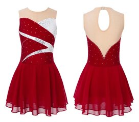 Deju kleita meitenēm, sarkana cena un informācija | Baleta apģērbs | 220.lv