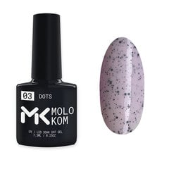 Gēllaka Molokom Dots 3, 7,5ml cena un informācija | Nagu lakas, stiprinātāji | 220.lv