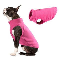 Уютная зимняя шерстяная куртка, розовая, L цена и информация | Одежда для собак | 220.lv