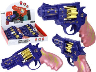 Rotaļlietu revolveris ar skaņas efektiem, zils cena un informācija | Rotaļlietas zēniem | 220.lv