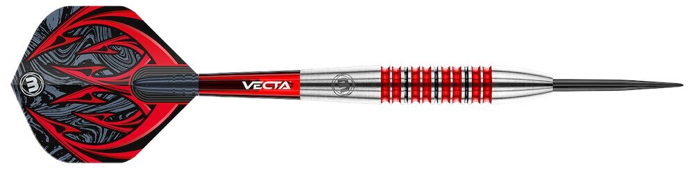 Šautriņas Winmau Diablo, 26 g., sarkanā/sudraba krāsā цена и информация | Šautriņmešana, dārts | 220.lv