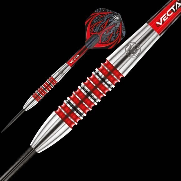 Šautriņas Winmau Diablo, 26 g., sarkanā/sudraba krāsā цена и информация | Šautriņmešana, dārts | 220.lv