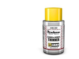 AMMO MIG - Cobra motor paints Lacquer Cleaner & Thinner (Очиститель и разбавитель для прозрачного лака 2K), 30 ml, 2263 цена и информация | Принадлежности для рисования, лепки | 220.lv