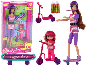 Набор кукол Lucy с аксессуарами, фиолетовый цена и информация | Игрушки для девочек | 220.lv