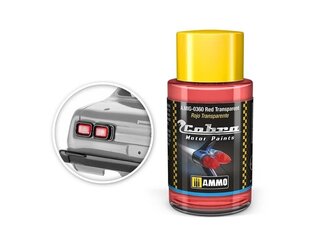 AMMO MIG - Cobra motor краски Cobra Motor Red transparent, 30 ml, 0360 цена и информация | Принадлежности для рисования, лепки | 220.lv