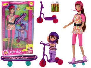 Набор кукол Lucy с аксессуарами, розовый цена и информация | Игрушки для девочек | 220.lv