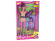 Lucy leļļu komplekts ar piederumiem, rozā krāsā cena un informācija | Rotaļlietas meitenēm | 220.lv