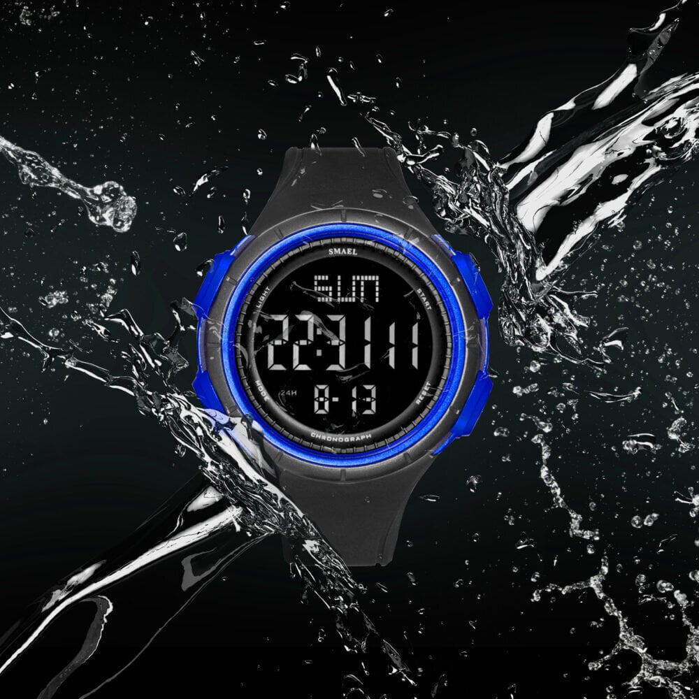 Smael 1618 Black/Blue cena un informācija | Viedpulksteņi (smartwatch) | 220.lv