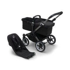 Bugaboo Donkey 5 Base universālie rati, Graphite/Midnight Black цена и информация | Коляски | 220.lv