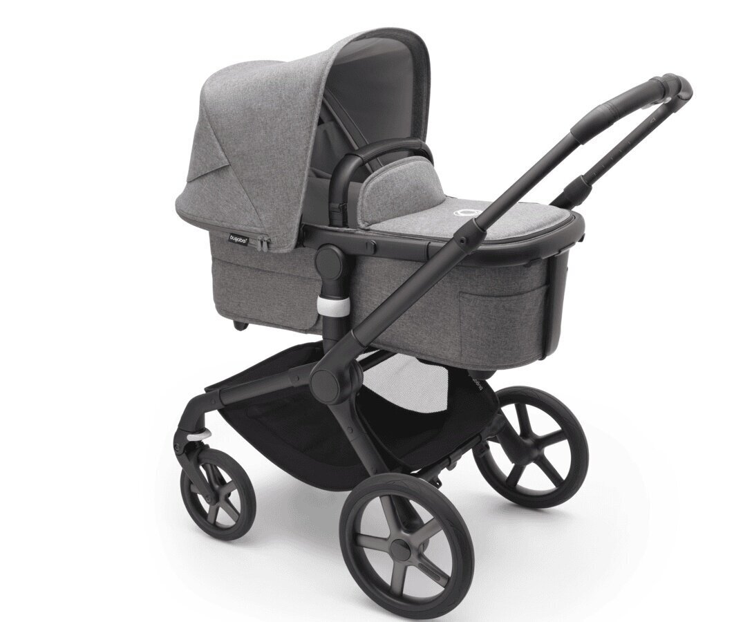 Bugaboo Fox 5 complete Universālie rati, Black/Grey Melange cena un informācija | Bērnu rati | 220.lv