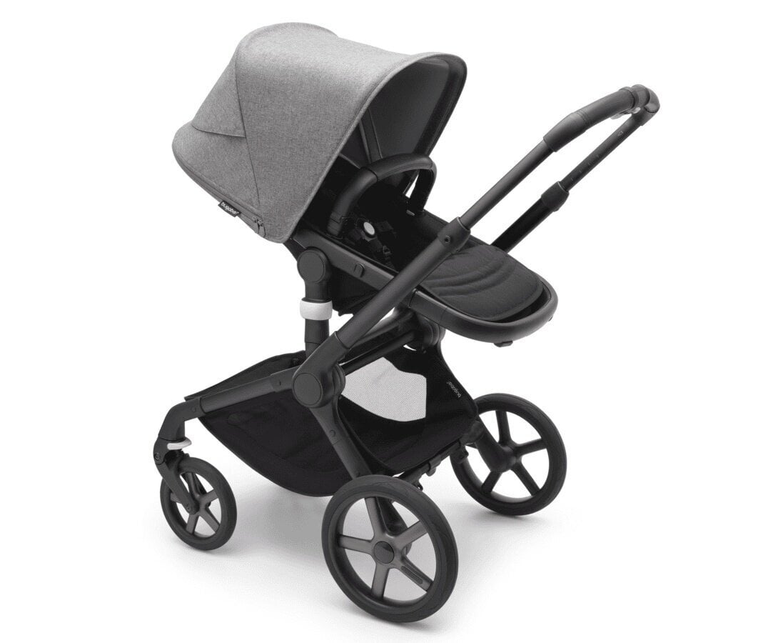 Bugaboo Fox 5 complete Universālie rati, Black/Grey Melange cena un informācija | Bērnu rati | 220.lv