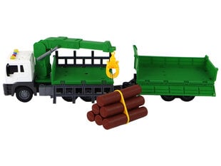 Игрушечный грузовик и набор манипуляторов со звуковыми эффектами, зеленый цена и информация | Игрушки для мальчиков | 220.lv