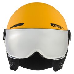 Slēpošanas ķivere Alpina Zupo Visor Q-Lite Burned, dzeltena цена и информация | Лыжные шлемы | 220.lv