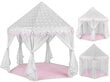 Pelēka un rozā bērnu telts cena un informācija | Bērnu rotaļu laukumi, mājiņas | 220.lv