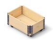 Puķu kaste ar riteņiem Herbs Box, 60x40x19,5cm цена и информация | Siltumnīcas | 220.lv