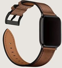Браслет для Apple Watch 8 7 6, 42 мм / 44 мм / 45 мм / 49 мм, коричневый цена и информация | Аксессуары для смарт-часов и браслетов | 220.lv