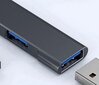 Adapteris 4 portu USB 3.0/2.0 datu koncentrators cena un informācija | Adapteri un USB centrmezgli | 220.lv