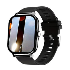 Умные часы, черный металл цена и информация | Смарт-часы (smartwatch) | 220.lv
