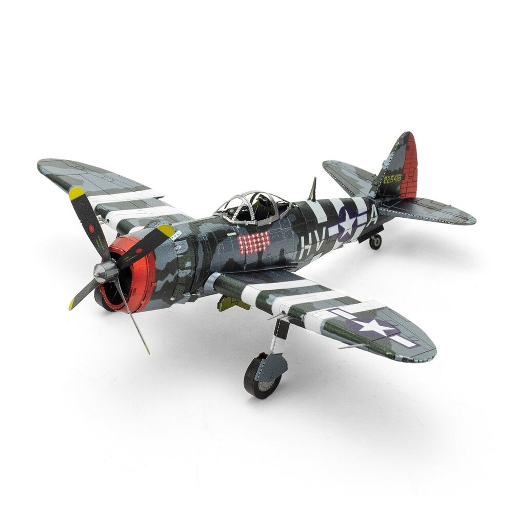 3D metāla puzle Metal Earth P-47 Thunderbolt cena un informācija | Konstruktori | 220.lv