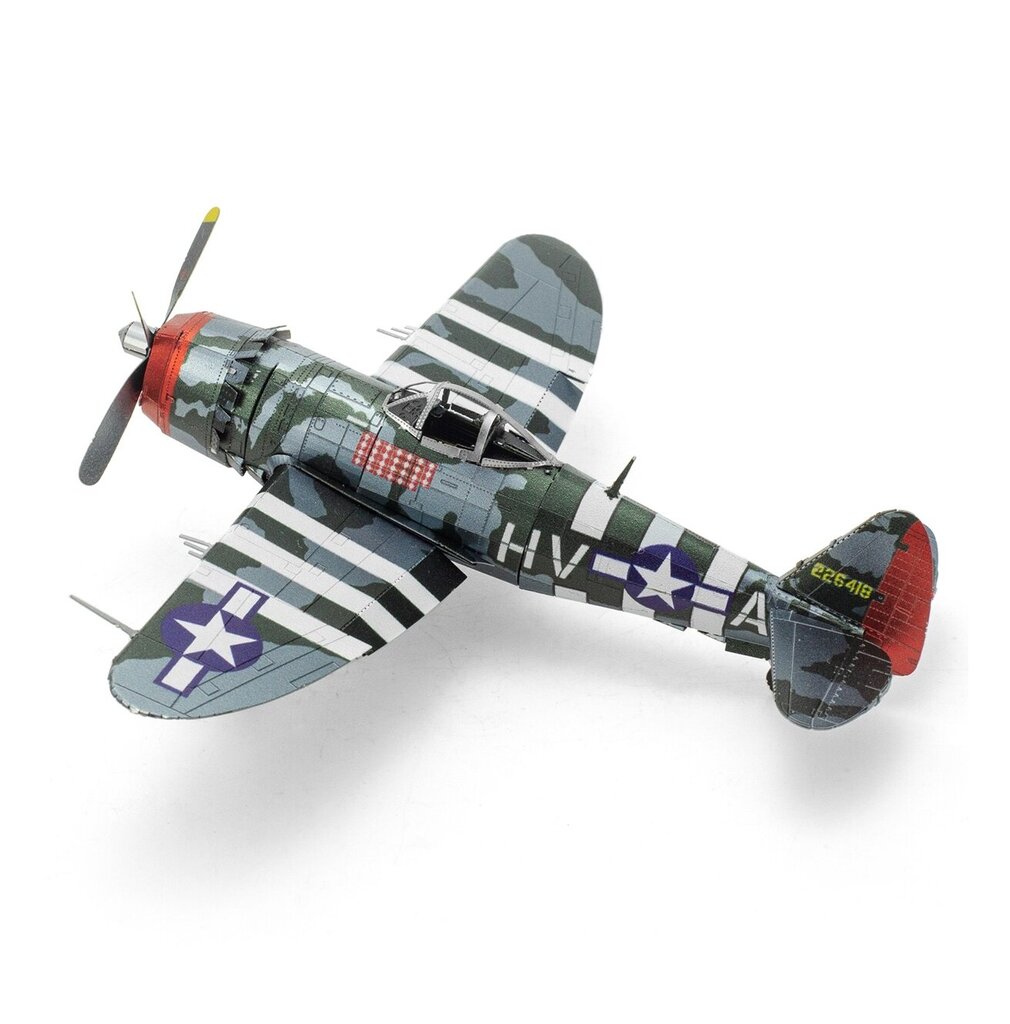 3D metāla puzle Metal Earth P-47 Thunderbolt cena un informācija | Konstruktori | 220.lv