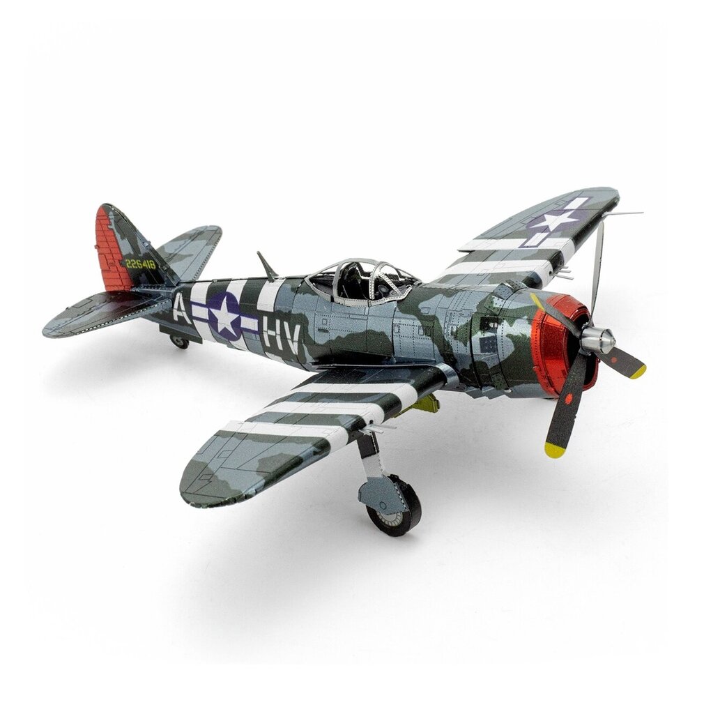 3D metāla puzle Metal Earth P-47 Thunderbolt cena un informācija | Konstruktori | 220.lv