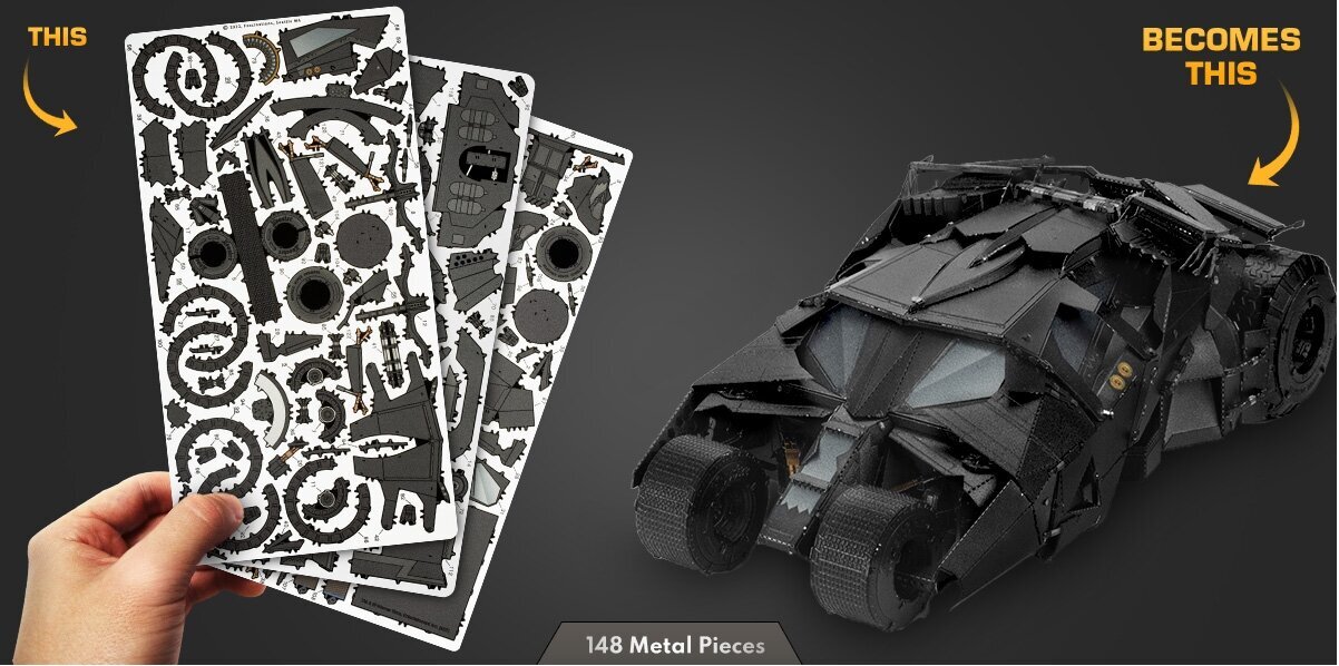 3D metāla puzle Metal Earth Batman Tumble цена и информация | Konstruktori | 220.lv