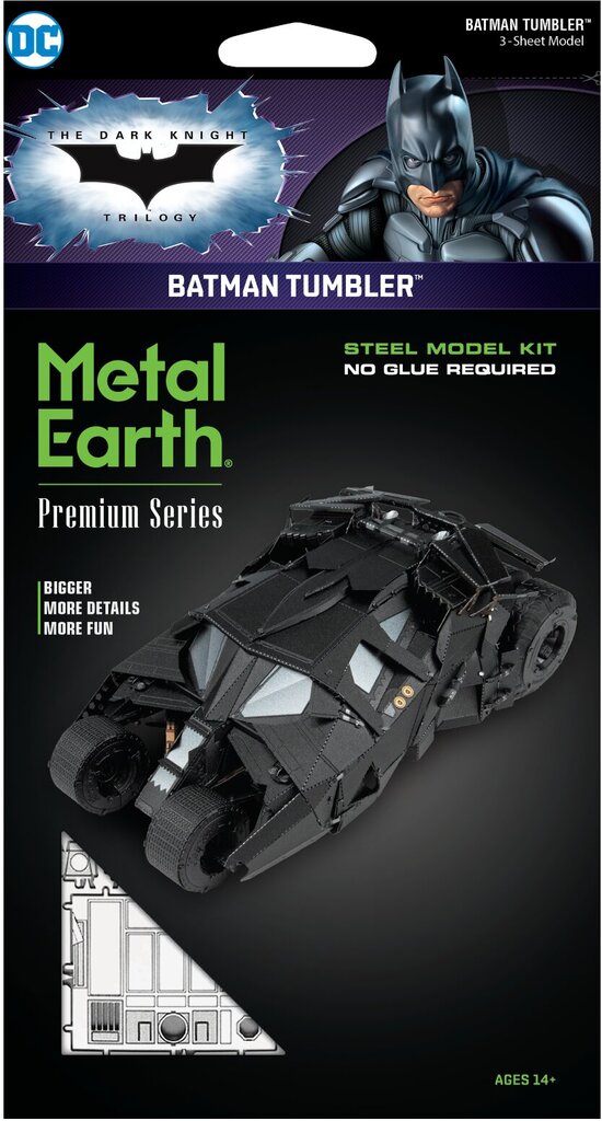 3D metāla puzle Metal Earth Batman Tumble цена и информация | Konstruktori | 220.lv