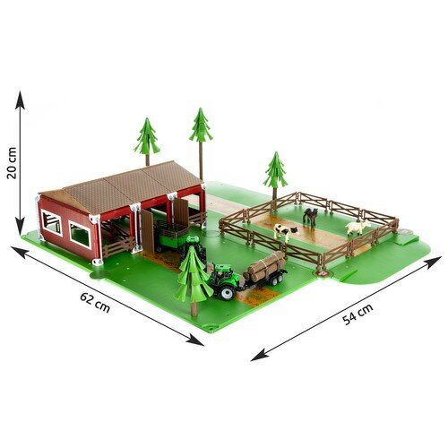 Lauku saimniecība ar dzīvniekiem + 2 fermas automašīnas cena un informācija | Attīstošās rotaļlietas | 220.lv