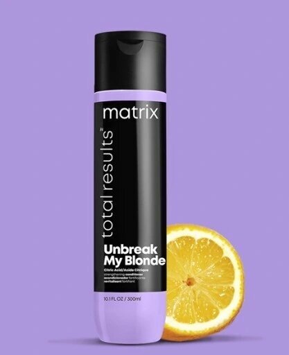 Šampūna, kondicioniera un seruma komplekts Matrix Unbreak My Blonde, 630 ml cena un informācija | Šampūni | 220.lv