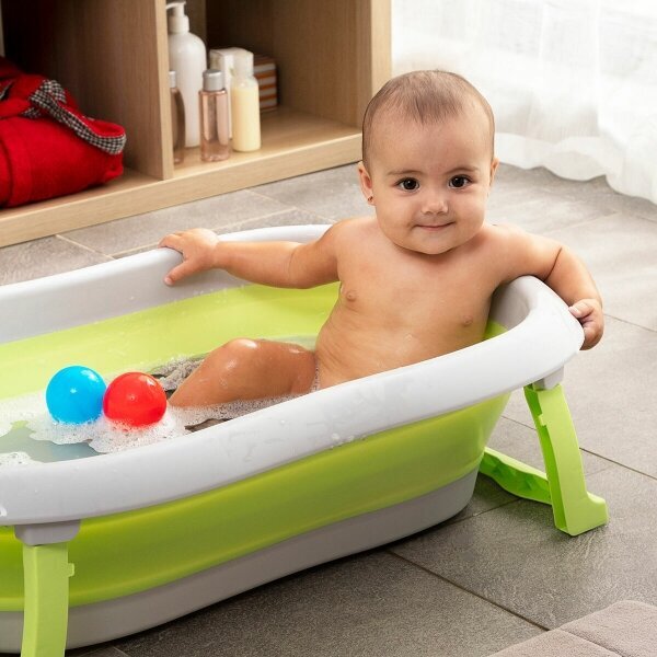 Saliekamā vanna mazulim cena un informācija | Mazuļa mazgāšana | 220.lv