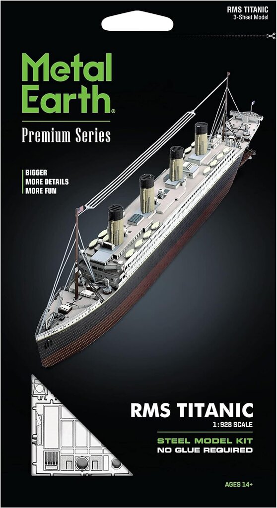 3D metāla puzle Metal Earth Titanic cena un informācija | Puzles, 3D puzles | 220.lv