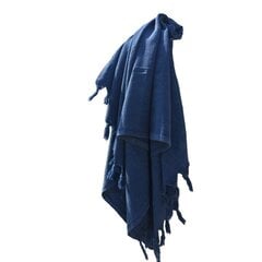 Сауна-плед, пляжное полотенце, сауна-полотенце, темно-синее, 90x165 см цена и информация | Полотенца | 220.lv