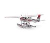 3D metāla puzle Metal Earth Cessna 182 Floatplane cena un informācija | Puzles, 3D puzles | 220.lv