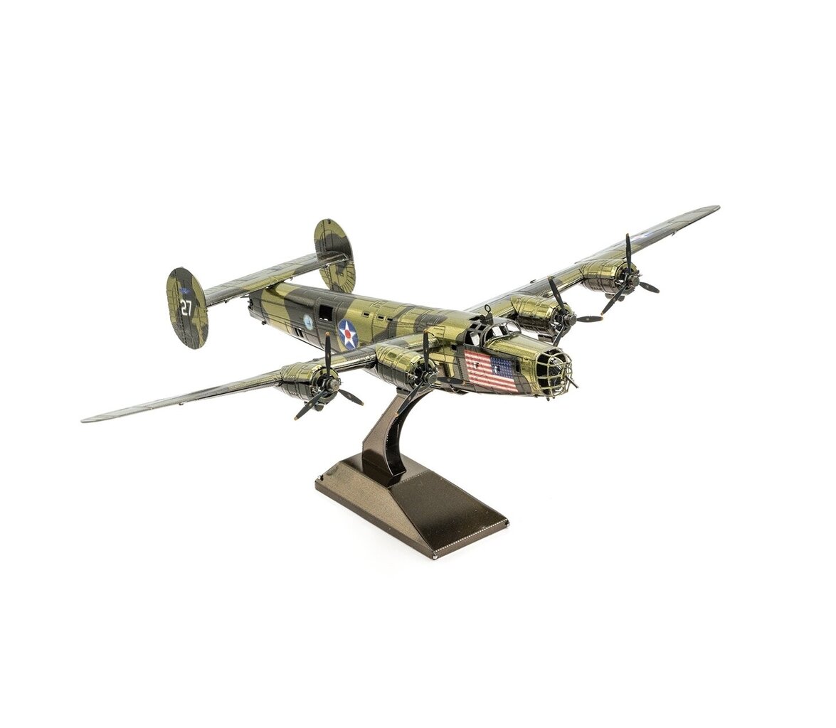 3D metāla puzle Metal Earth B-24 Liberator cena un informācija | Puzles, 3D puzles | 220.lv