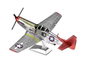 3D metāla puzle Metal Earth Tuskegee Airmen P-51D Mustang цена и информация | Конструкторы и кубики | 220.lv