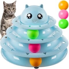 Игрушка для кошек - башня с шариками цена и информация | Игрушки для кошек | 220.lv