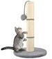 Kaķu skrāpēšanas stabs, 45 cm, pelēks цена и информация | Kaķu mājas, nagu asināmie | 220.lv