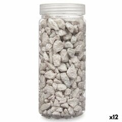 Декоративные камни Серый 10 - 20 mm 700 g (12 штук) цена и информация | Мульча, декоративный щебень | 220.lv