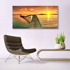 Reprodukcija Saules jūras tilta ainava цена и информация | Картины | 220.lv