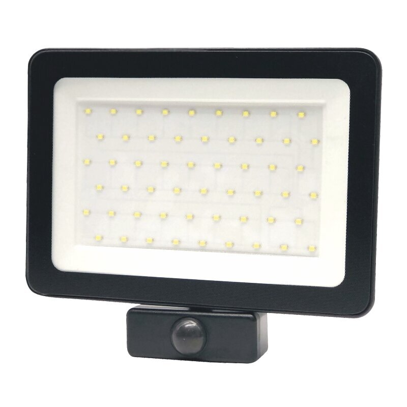 LED prožektors ar PIR sensoru "TAMASENS" 50W cena un informācija | Āra apgaismojums | 220.lv